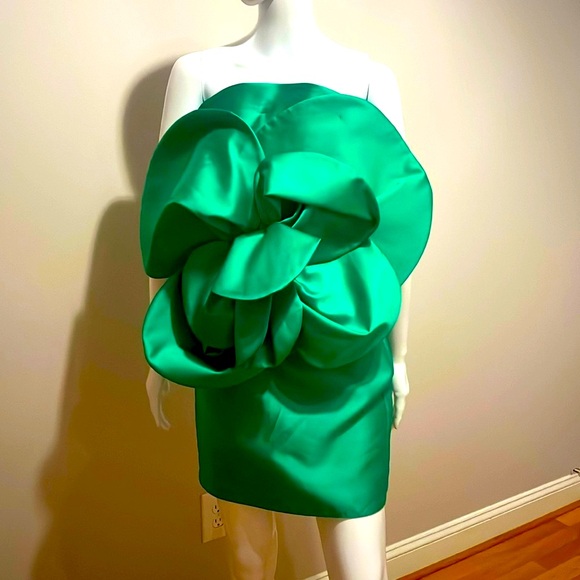 Simona Corsellini green dress size 42 IT / 6 US New with tags - Picture 5 of 11
